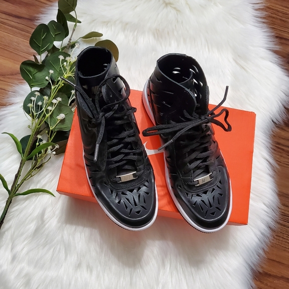 Nike AF1 Ultra Force Mid Joli Black and White - Picture 3 of 7